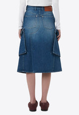 JW Anderson Cargo Midi Denim Skirt Blue DK0021PG1560_800