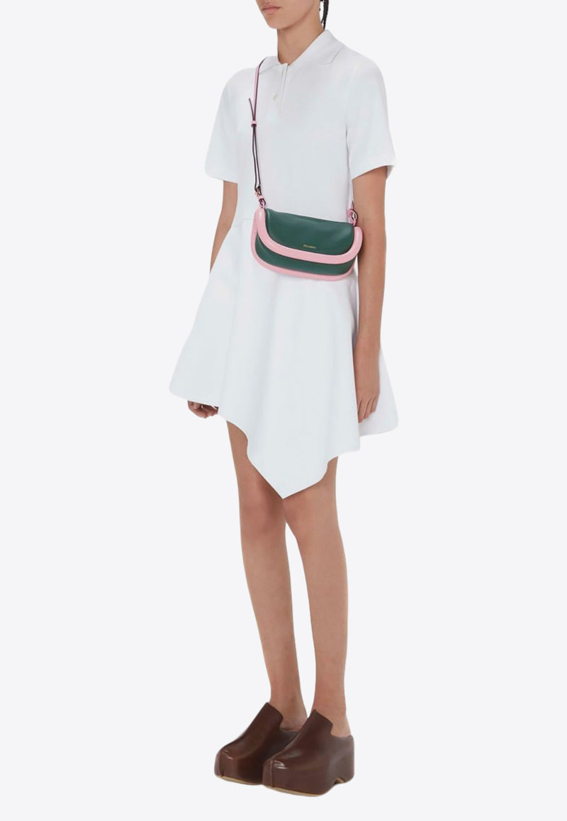 JW Anderson Asymmetric Mini Polo Dress White JD0037PG1479_001