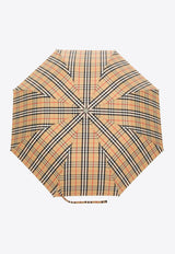 Burberry Vintage Check-Pattern Folded Umbrella 8077709_A7026 Beige