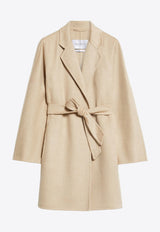 Max Mara Harold Short Cashmere Wrap Coat Beige 2411011081622HAROLD_071