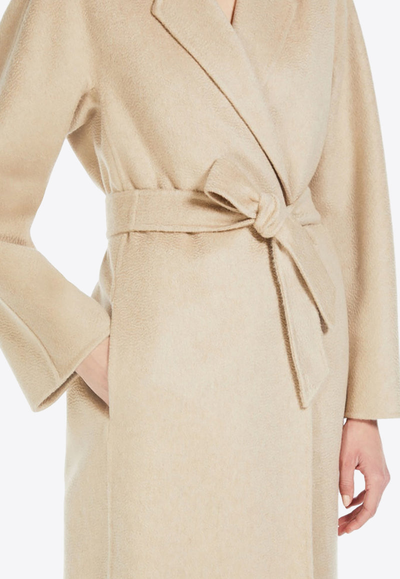 Max Mara Harold Short Cashmere Wrap Coat Beige 2411011081622HAROLD_071