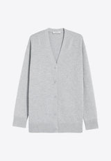 S Max Mara Jane Wool and Cashmere Cardigan Gray 2419341011600JANE_004