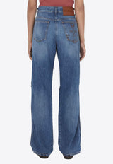 JW Anderson Cut-Out Bootcut Jeans Denim DT0046PG1164_804