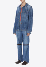 JW Anderson Cut-Out Bootcut Jeans Denim DT0046PG1164_804