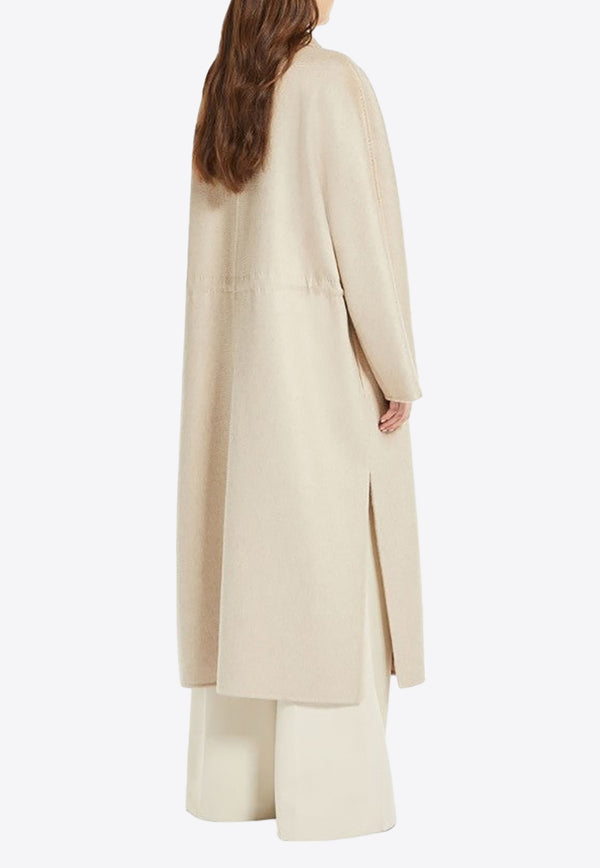 Max Mara Bertone Oversized Cashmere Coat Beige 2411011011600BERTONE_071