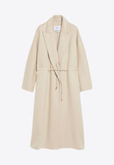 Max Mara Bertone Oversized Cashmere Coat Beige 2411011011600BERTONE_071