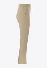 Max Mara Nepeta Wool Crepe Tailored Pants Beige 2411131081600NEPETA_023