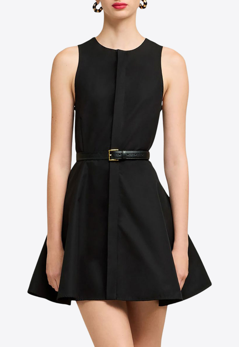 AMI PARIS Tailored Sleeveless Mini Dress Black FDR116CO0064_001