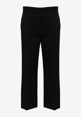 Miu Miu Grain De Poudre Cropped Pants Black MP1739SOOO1R1_F0002