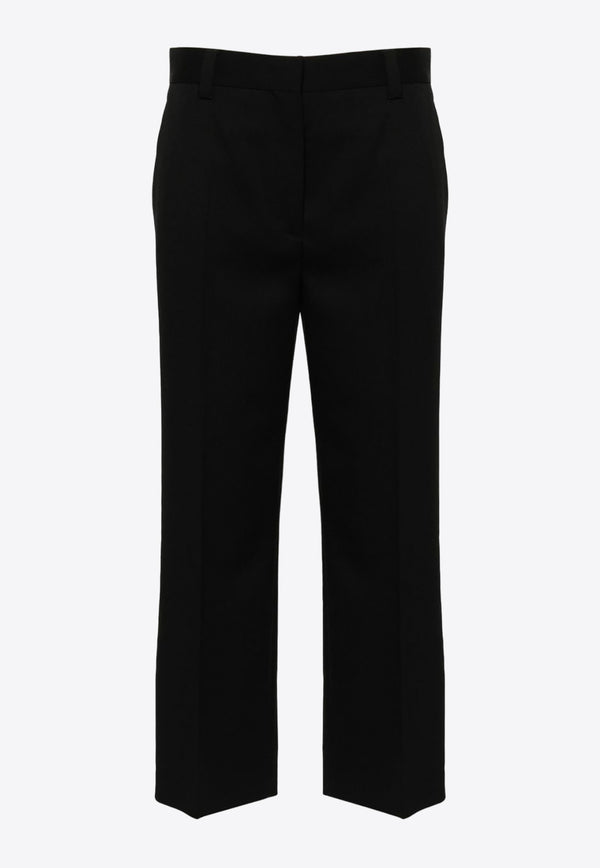 Miu Miu Grain De Poudre Cropped Pants Black MP1739SOOO1R1_F0002