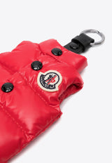 Moncler Gilet-Shaped Key-Ring Charm J109A6F00003M4058_455 Red