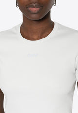 Off-White Off Stamp Short-Sleeved Crewneck T-shirt OWAA065S24JER001_4040 White