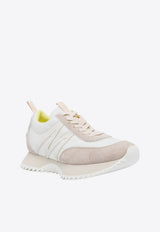 Moncler Pacey Logo-Patch Sneakers J109B4M00140M4156_041 Cream