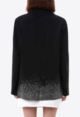 JW Anderson Crystal Embellished Single-Breasted Blazer Black JK0308PG1321_999