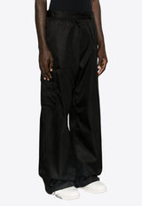 Off-White Wide-Leg Cargo Pants OMCF037C99FAB003_1010 Black