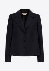 Marni Single-Breasted Boxy Blazer Black GIMA0252U0TCX28_00N99