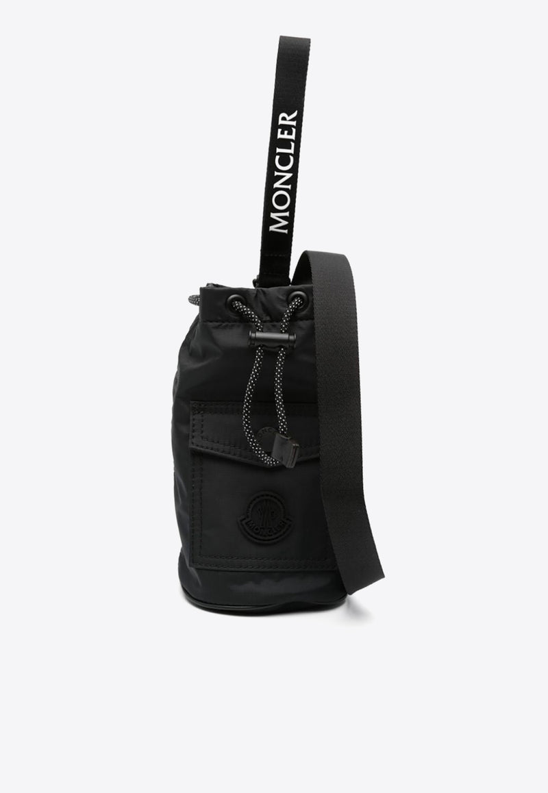 Moncler Logo-Patch Bucket Bag J109A6B00006M3815_999 Black