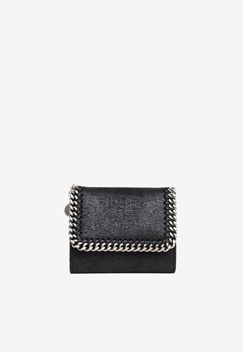 Stella McCartney Small Falabella Logo-Charm Wallet 431000W9132_1000 Black