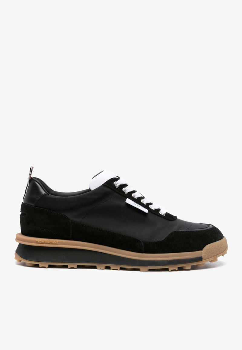 Thom Browne Alumni Paneled Sneakers Black MFD271BF0488_001