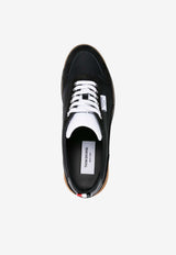 Thom Browne Alumni Paneled Sneakers Black MFD271BF0488_001