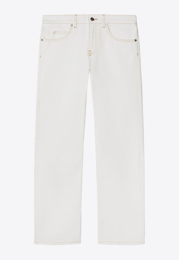 Off-White 90s Fit Straight-Leg Jeans OWYA059S24DEN001_0100 White