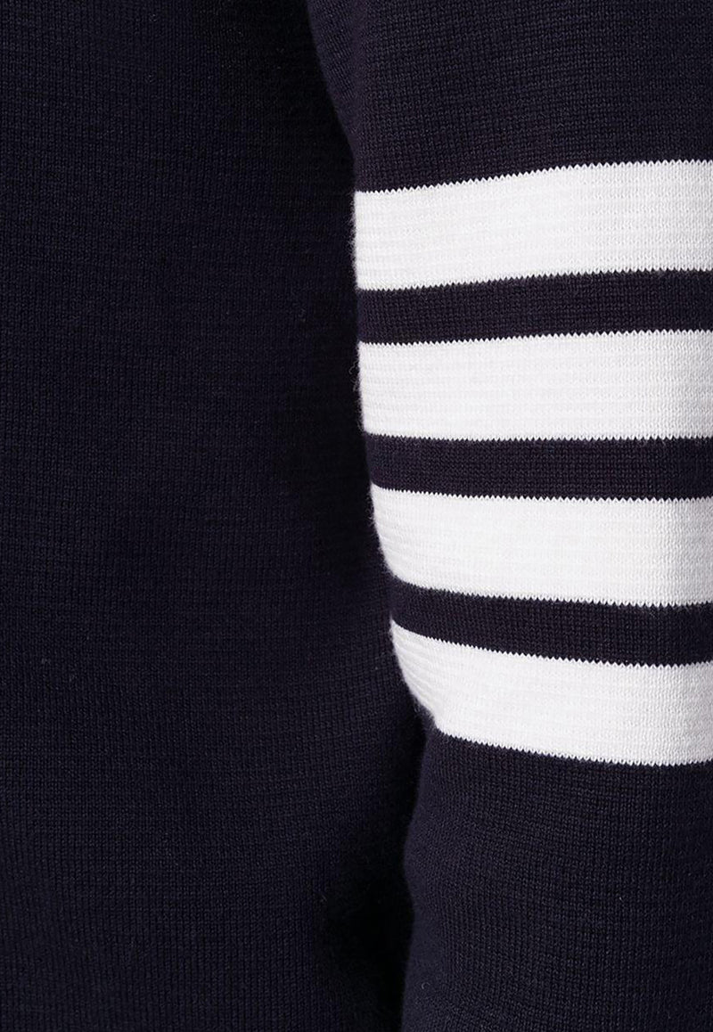 Thom Browne 4-bar Stripes Milano Stitch Sweater Navy MKA202A00219_415