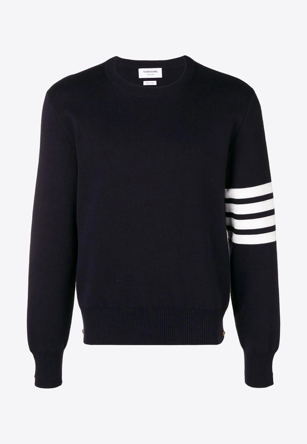 Thom Browne 4-bar Stripes Milano Stitch Sweater Navy MKA202A00219_415