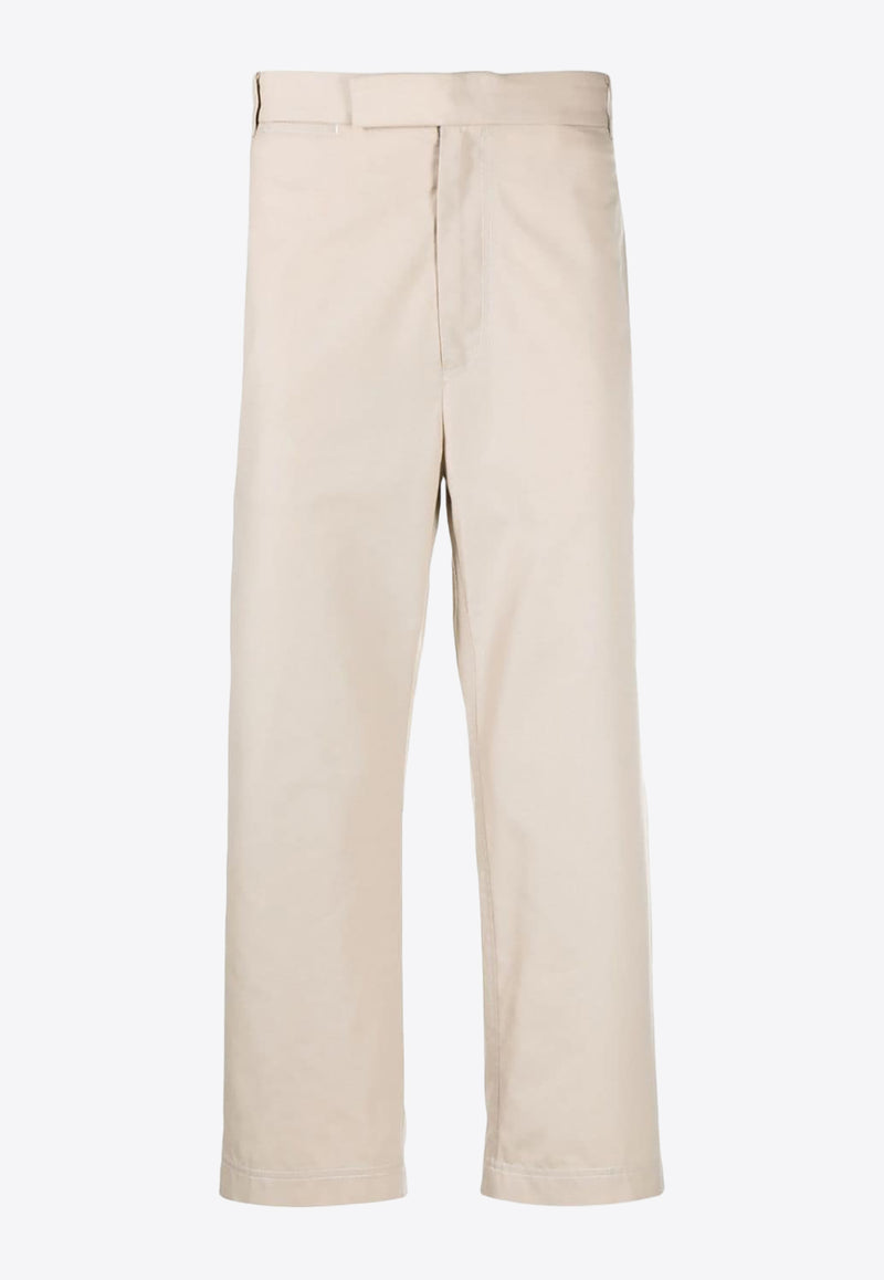 Thom Browne Typewriter Cloth Chino Pants Khaki MTU320U04502_250