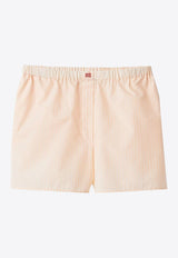 Miu Miu Logo Embroidered Boxer Shorts Pink SP9429SOOO14A6_F0BHE