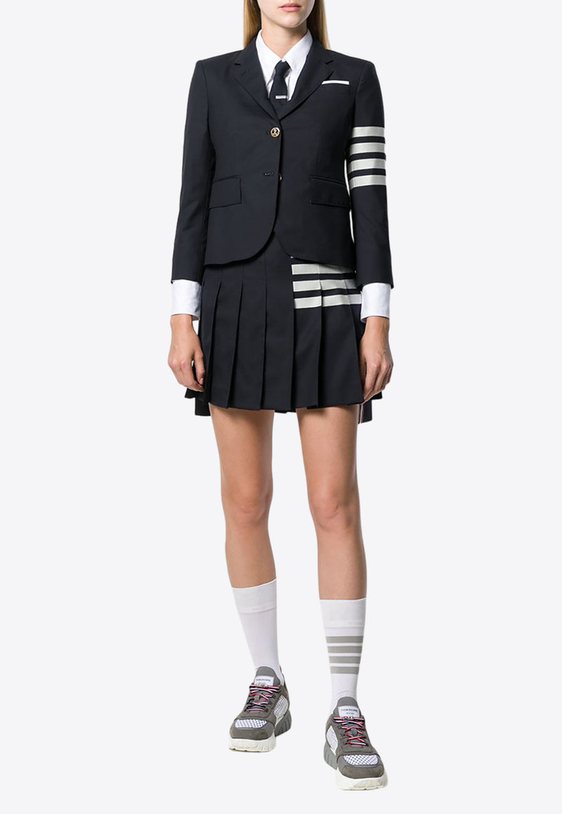 Thom Browne 4-bar Stripes Pleated Mini Skirt Navy FGC402V06146_415