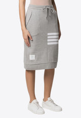 Thom Browne 4-bar Stripes Drawstring Skirt Gray FJK008A00535_055