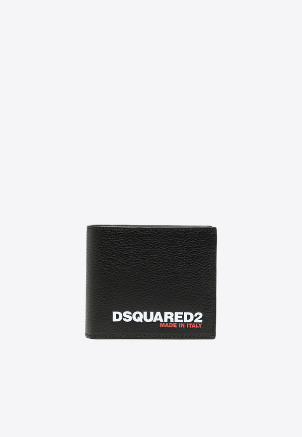 Dsquared2 Small Bob Leather Wallet Black WAM004425103888_2124