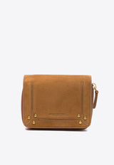 Jérôme Dreyfuss André Suede Wallet Camel 43ANDTA_Tabac