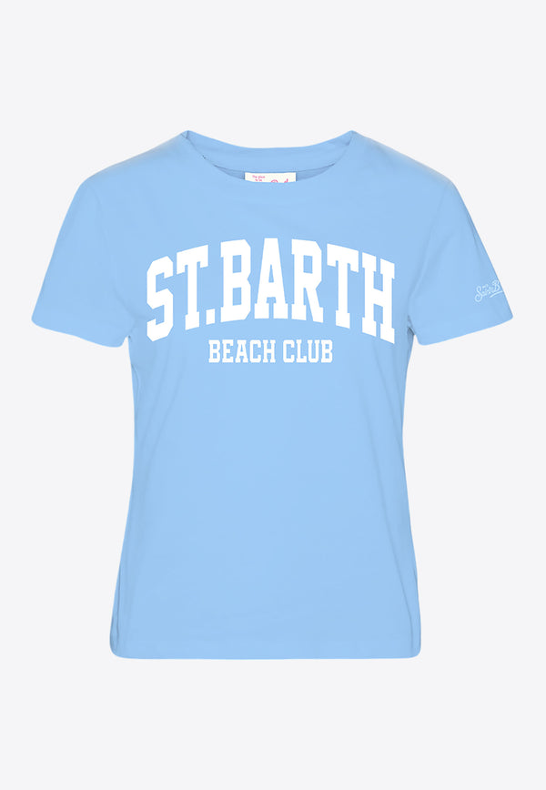 MC2 Saint Barth Emilie Beach Club Print T-shirt Blue EMI0001_05457F