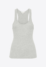 Agolde Bianca Ribbed Tank Top Gray A72321353_GRYHR