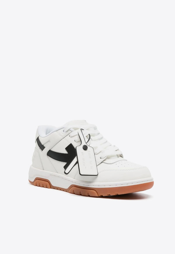 Off-White Out of Office Paneled Leather Sneakers White OMIA189C99LEA011_0110