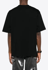 Off-White OFF Stamp Crewneck T-shirt Black OMAA120C99JER005_1001