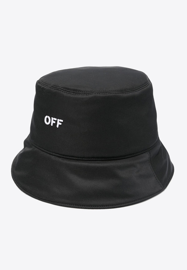 Off-White OFF Stamp Bucket Hat Black OMLA033C99FAB001_1001