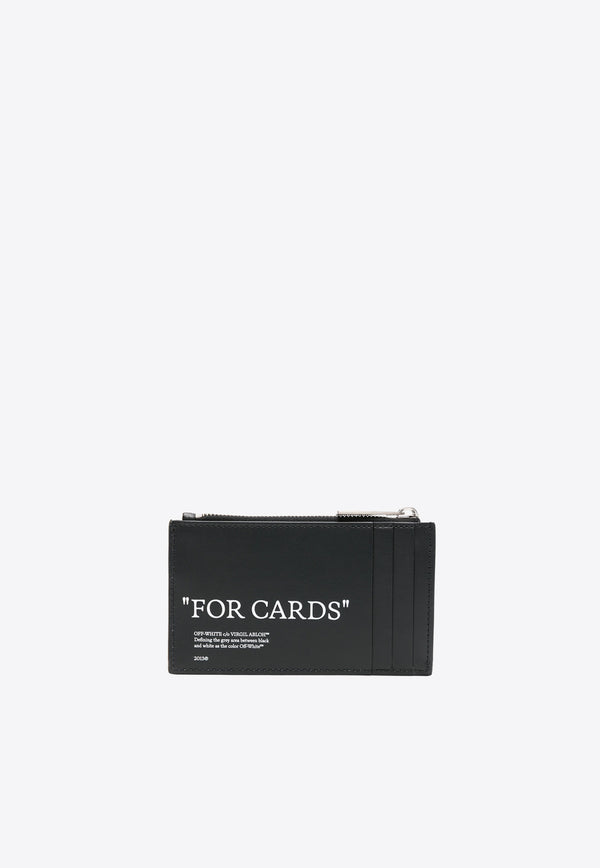 Off-White For Cards Leather Cardholder Black OMND068C99LEA001_1001