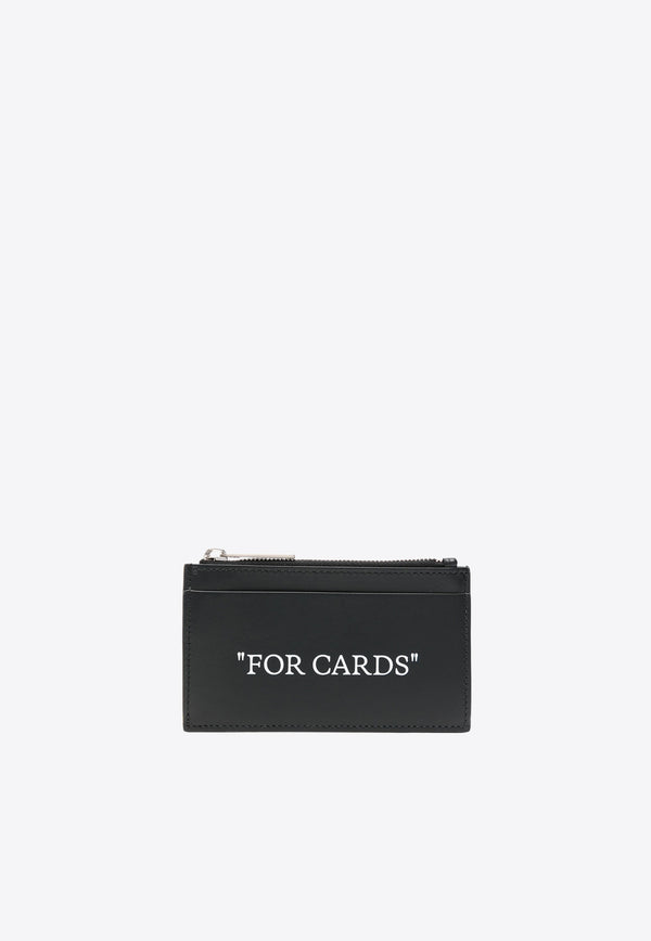 Off-White For Cards Leather Cardholder Black OMND068C99LEA001_1001