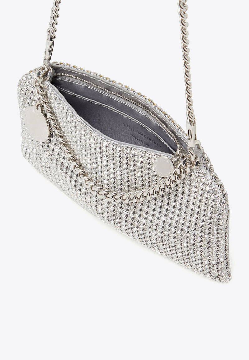 Stella McCartney Falabella Crystal Mesh Crossbody Bag Silver 7B0101WP0413_8101