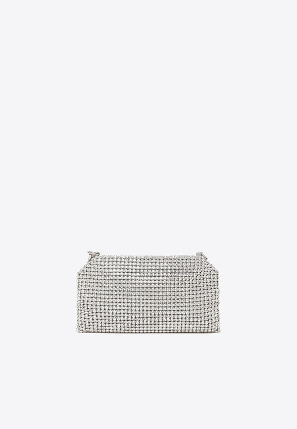 Stella McCartney Falabella Crystal Mesh Crossbody Bag Silver 7B0101WP0413_8101