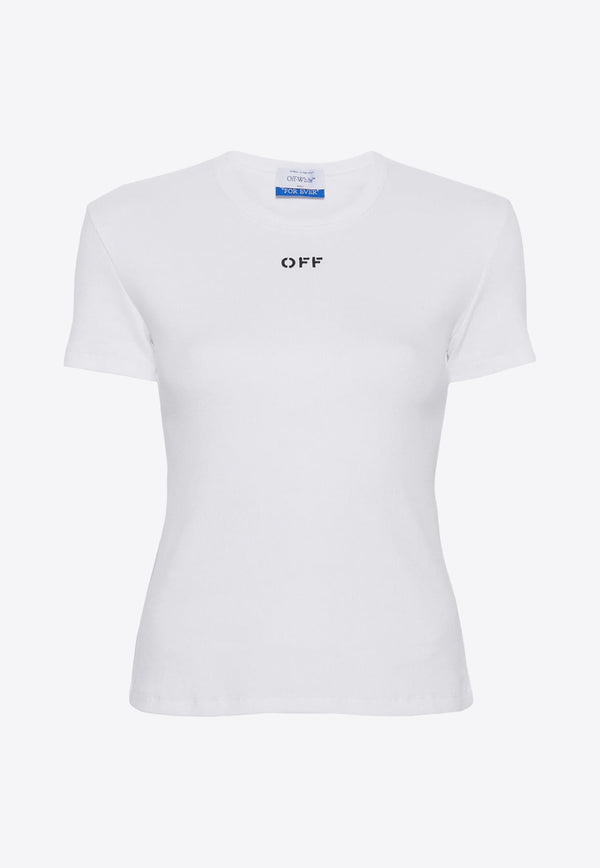 Off-White OFF Stamp Slim T-shirt White OWAA065C99JER005_0110