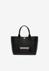 Thom Browne Small Tool Leather Tote Bag Black UAG187A00198_001