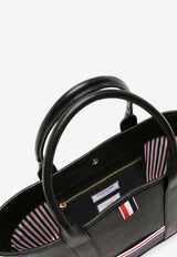 Thom Browne Small Tool Leather Tote Bag Black UAG187A00198_001