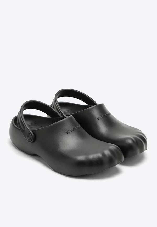 Balenciaga Sunday Molded Rubber Slides Black 788619W3SU1/O_BALEN-1000