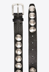 Golden Goose DB Studded Leather Belt Black GMA00161A000137_90100