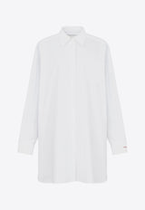 Maison Margiela Long-Sleeved Poplin Shirt Dress Optic White S51DL0253S54750_100