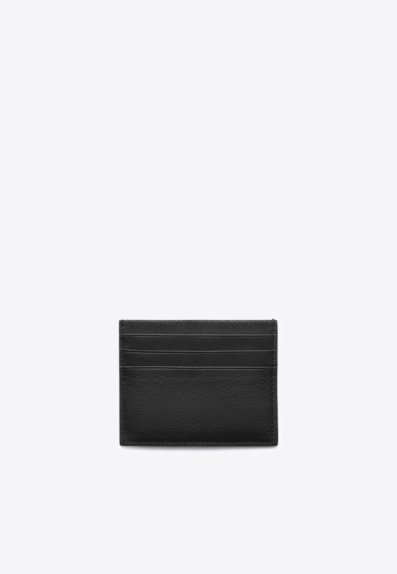 Prada Logo Print Leather Cardholder Black 2MC0252CYS_F0002