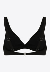 Isabel Marant Petra Plunging Bikini Top Black SG0015FAB2P02I_01BK